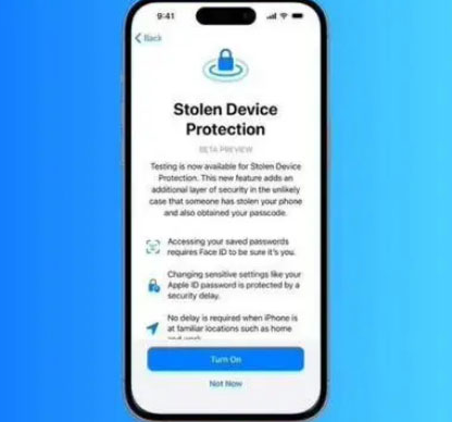 金台苹果授权维修店分享被盗设备保护功能开启方法 