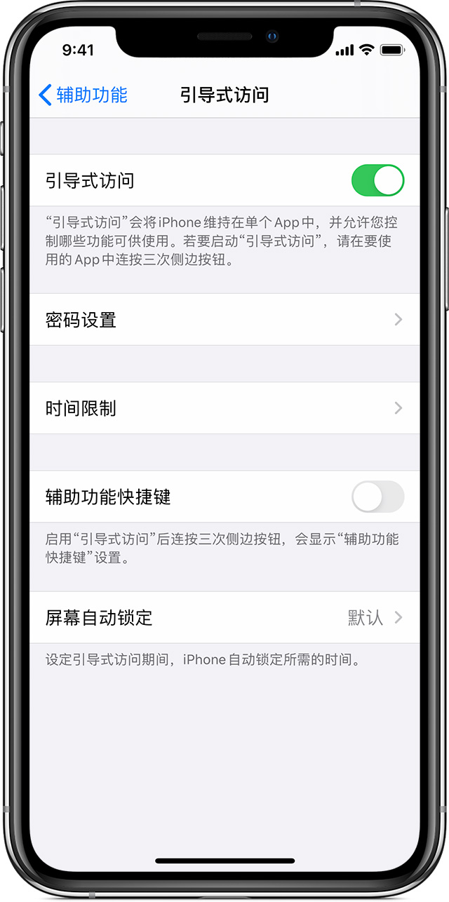 金台苹果手机维修分享如何在 iPhone 上退出引导式访问 