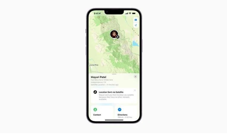 金台苹果14维修分享iPhone14系列中 FindMy功能通过卫星分享位置方法教程 