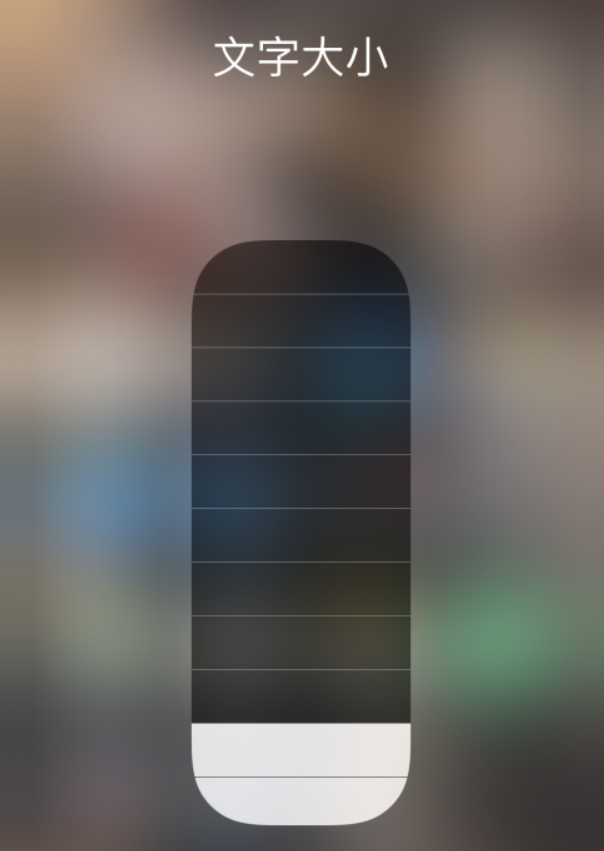 金台苹果手机维修分享小技巧：在 iPhone 控制中心快速调节字体大小 
